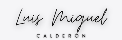 LUIS MIGUEL CALDERÓN DESARROLADOR WEB